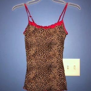 Maidenform cheetah sheer night shirt size M